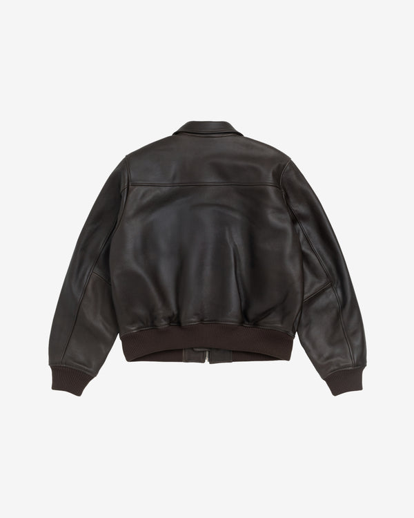 Stüssy - Fur Lined Flight Bomber Jacket - (Brown)