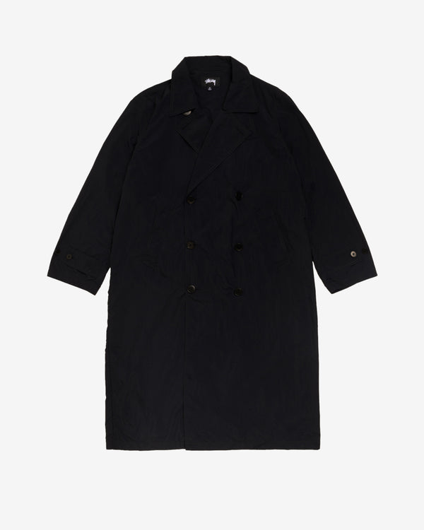 Stüssy - Men's DB Trench - (Black)