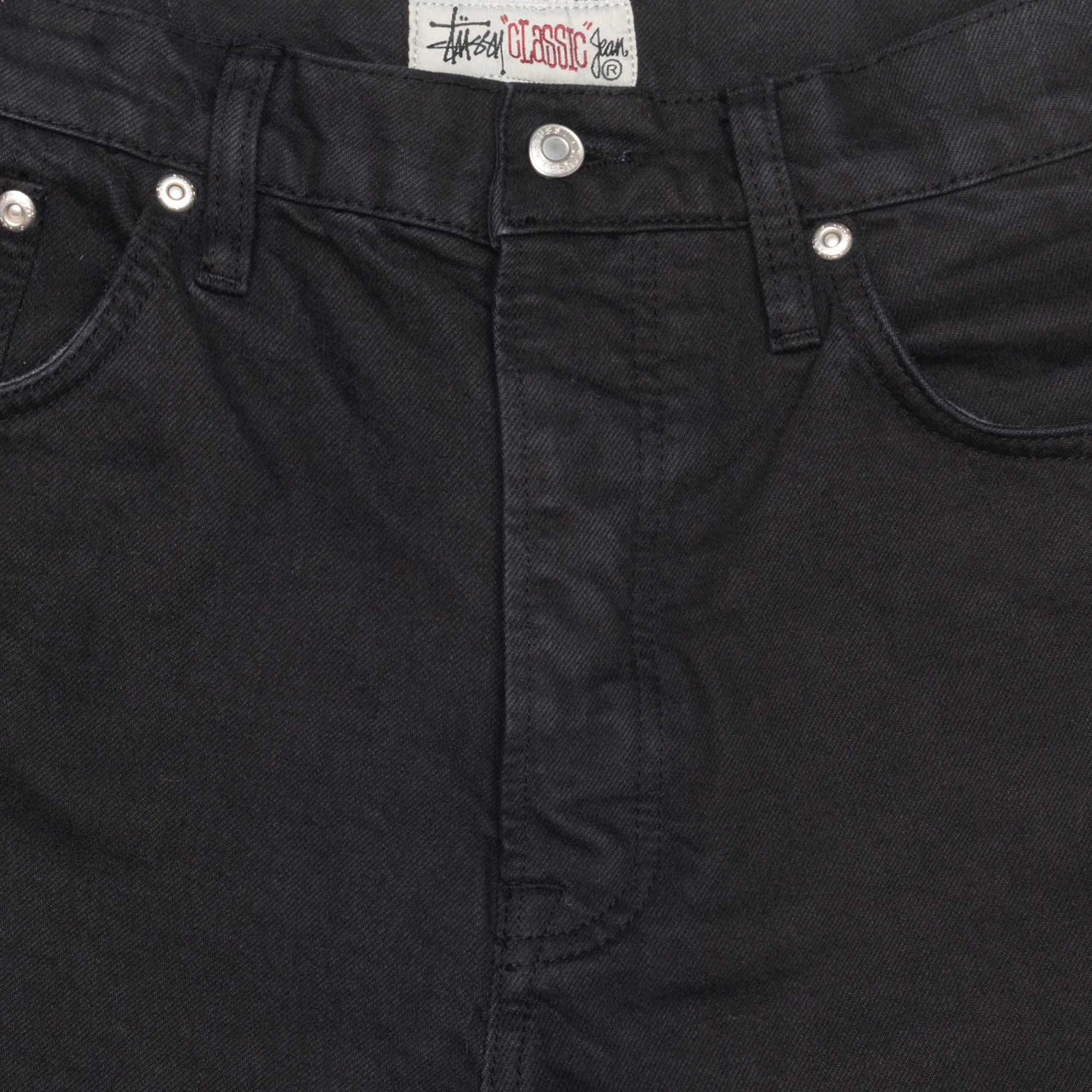 Stüssy - Overdyed Classic Jeans - (Black) view 3