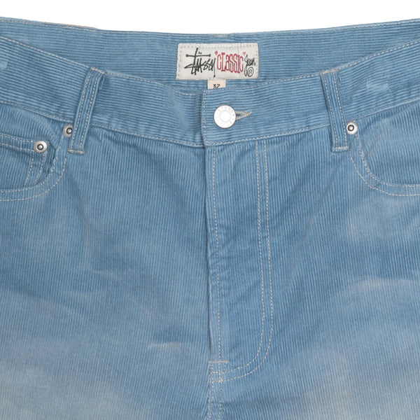 Stüssy - Men's Faded Corduroy Classic Jeans - (Denim Blue)