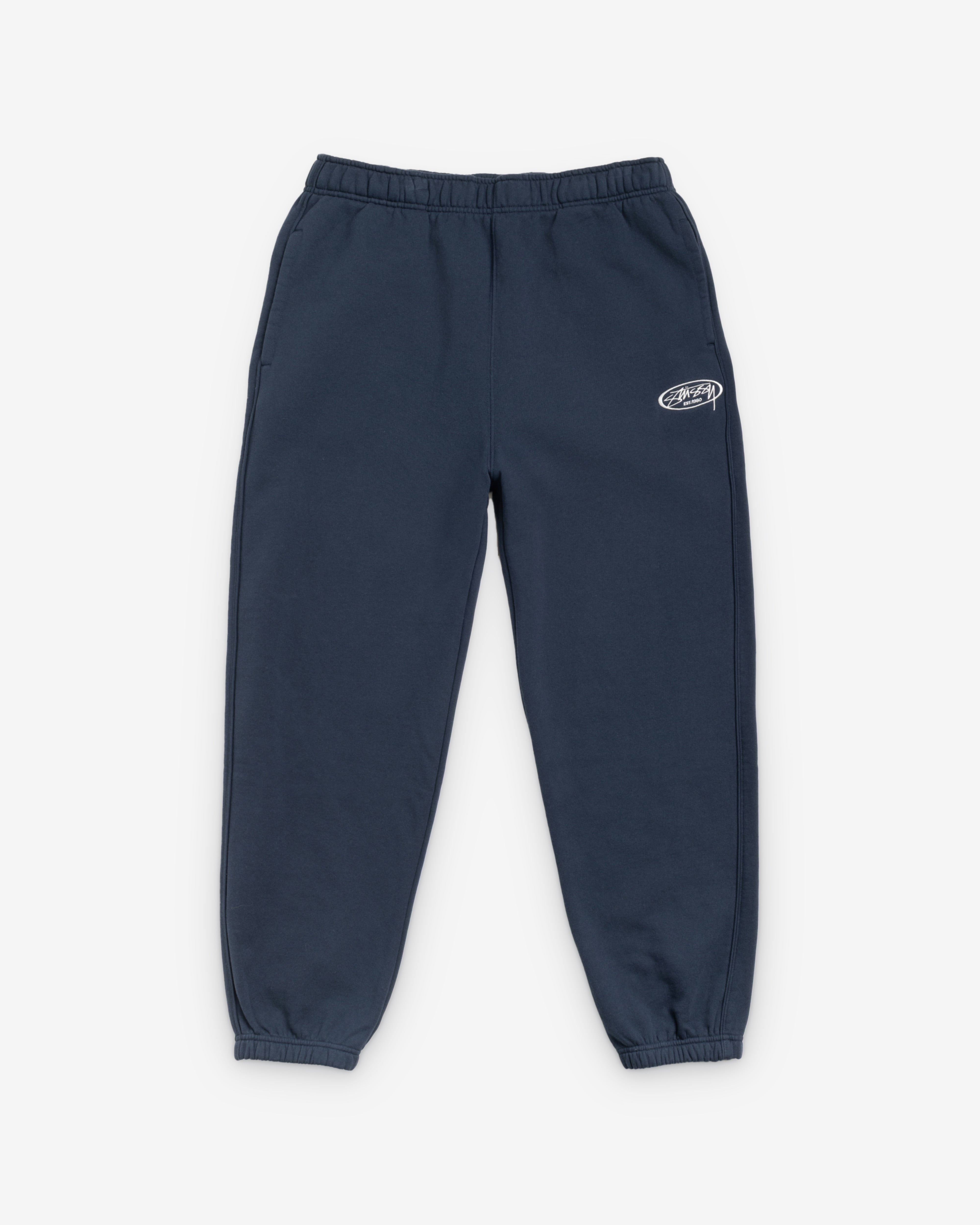 Stüssy: Men's Fleece Track Pant (Navy) | DSMNY E-SHOP