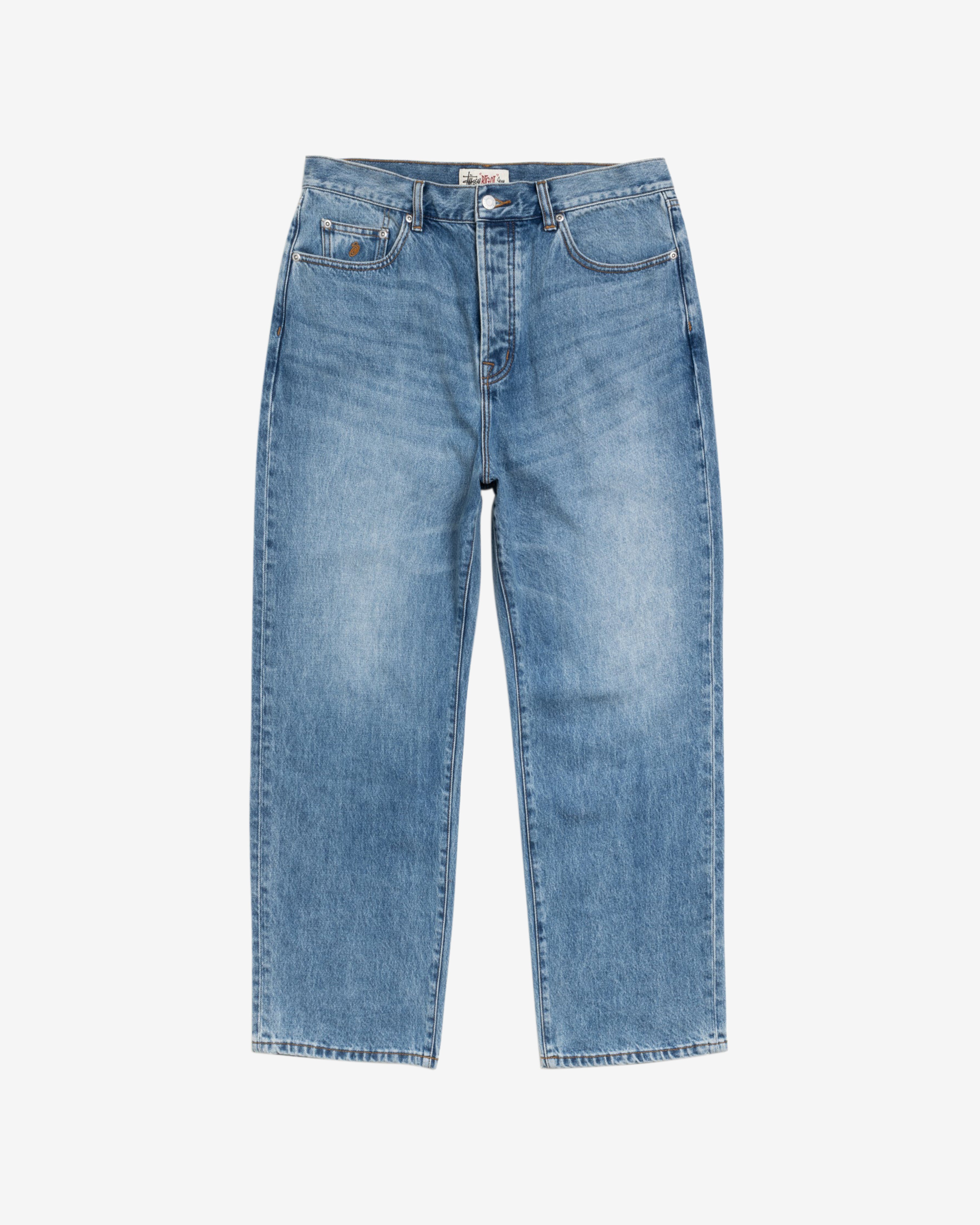 Stüssy: Men's Big OL' Jean Denim (indigo Stone Wash) | DSMNY E-SHOP