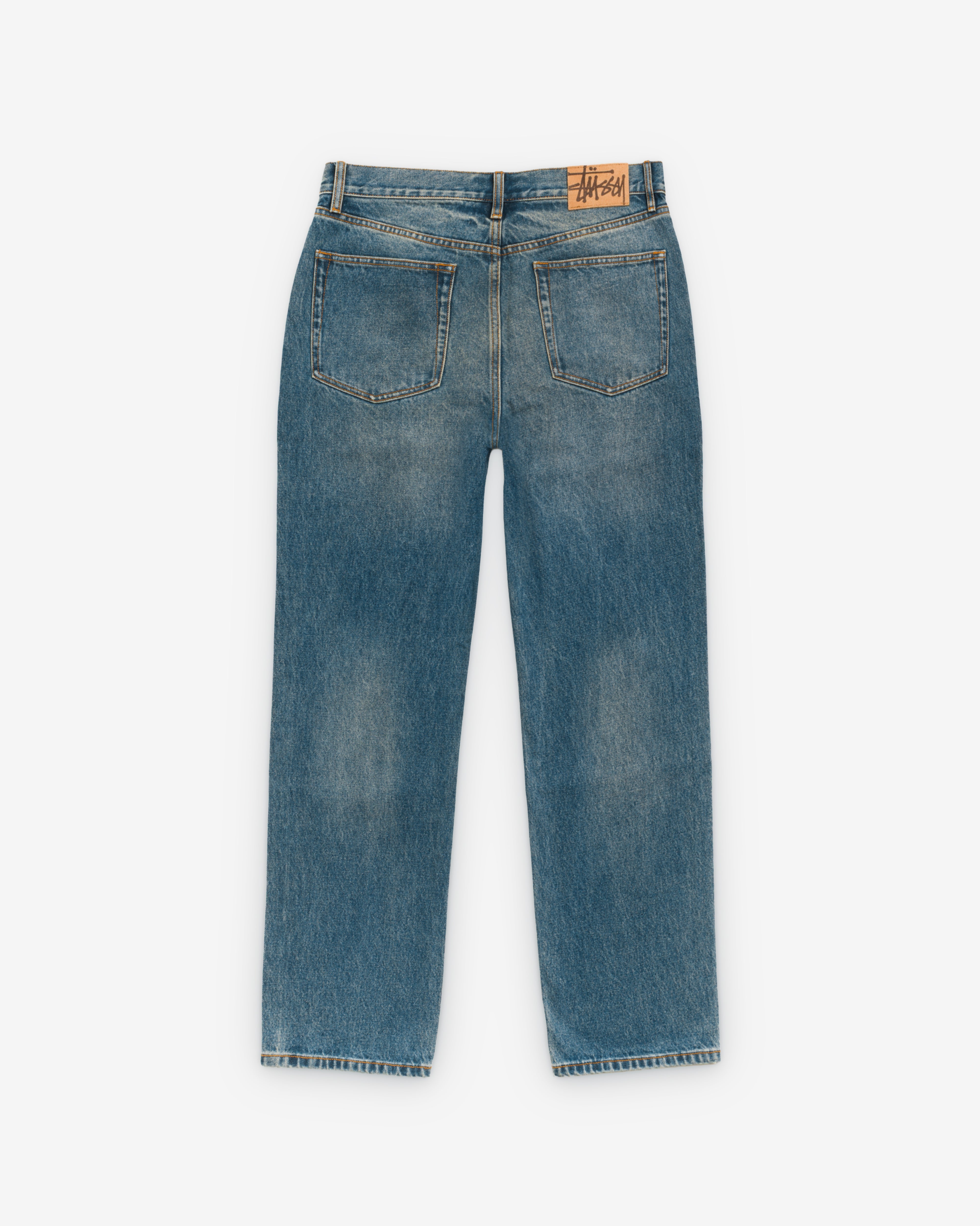 パンツ Stussy 00s Logo Straight Denim Pants Stüssy: Men's Straight Jean Denim (Dark Wash) | DSMNY E-SHOP