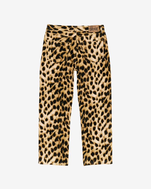 Stüssy - Men's New Classic Animal Print Jeans - (Cheetah)