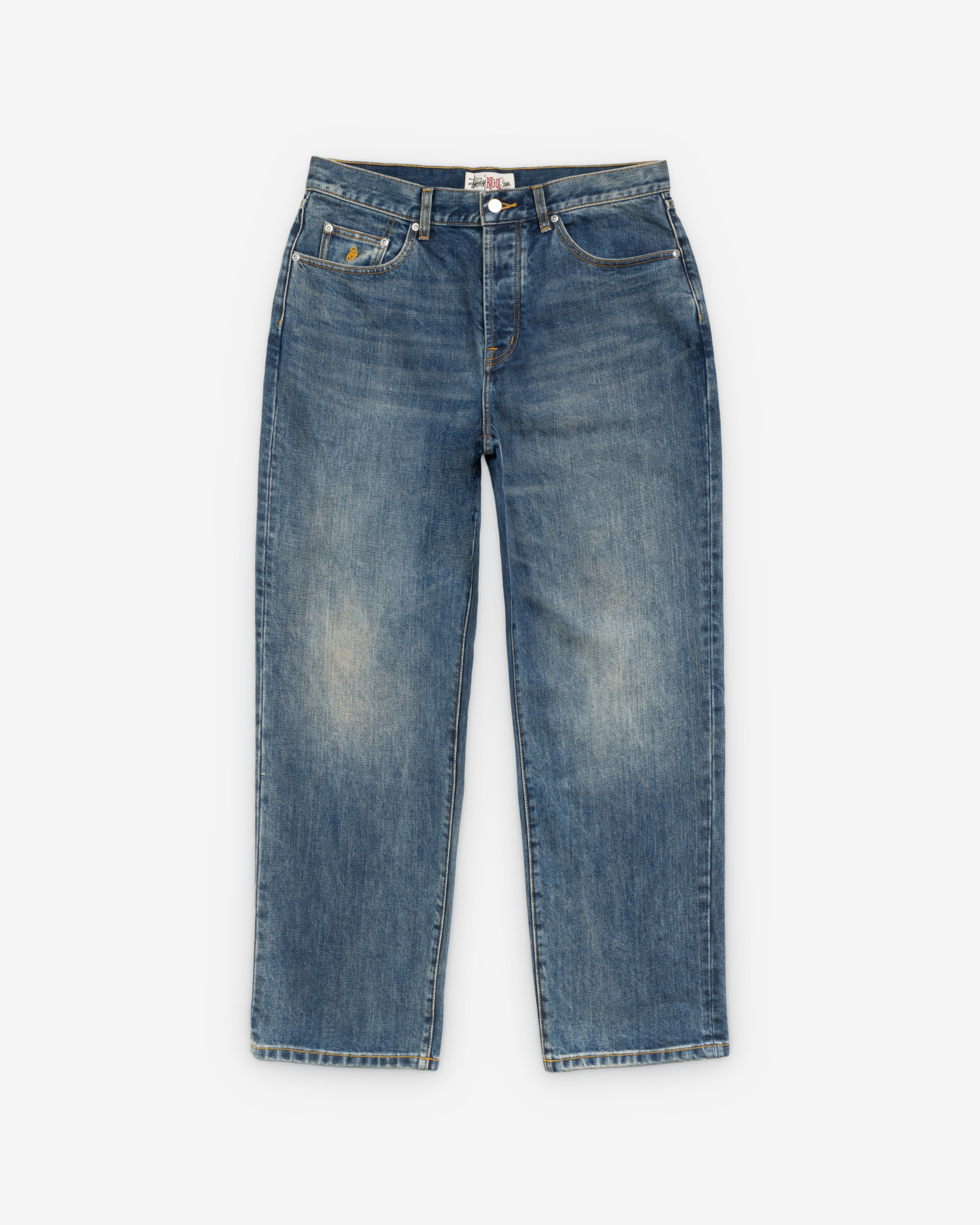 Stüssy: Men's Big Ol' Slub Denim Jean (Blue) | DSMNY E-SHOP