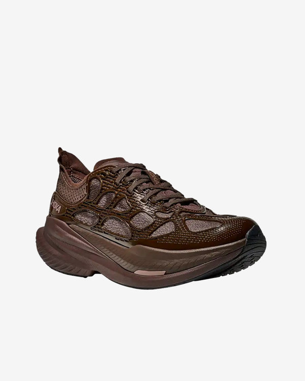 Hoka - Men's U Mach X Caged Sneakers - (Walnut/Soaring Blue)