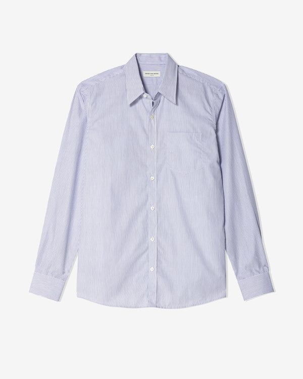 Dries Van Noten - Men's Corbino Shirt - (Blue Stripe)