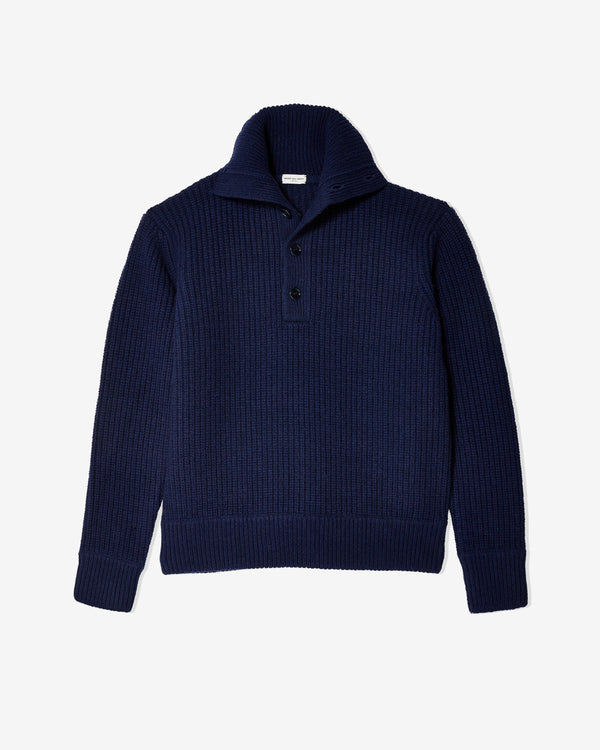 Dries Van Noten - Men's Mudra Polo - (Marine)