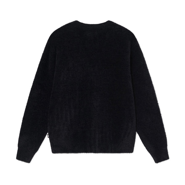 Stüssy - Men's Shaggy Cardigan - (Black)
