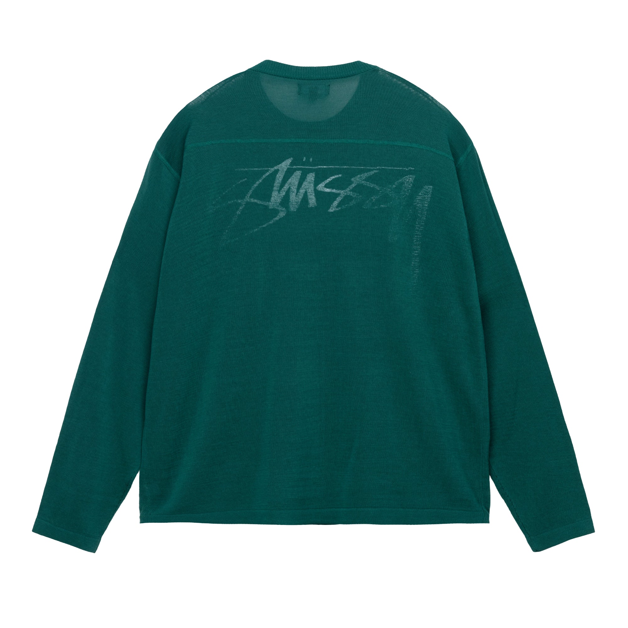 Stüssy - Football Sweater - (Green) view 2