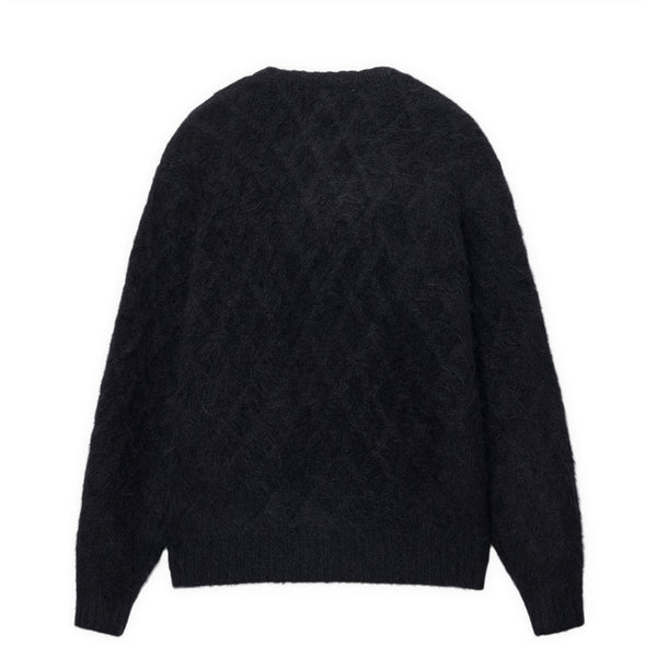 Stüssy - Fuzzy Lattice Crew - (Black)
