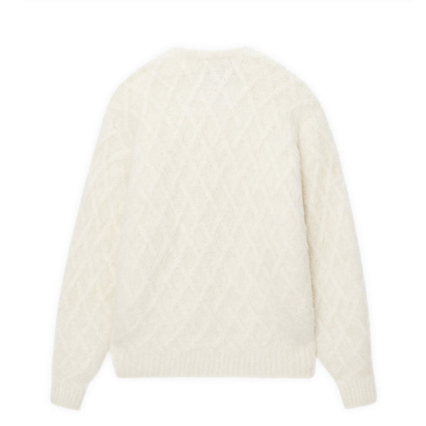 Stüssy - Fuzzy Lattice Crew - (Ivory)