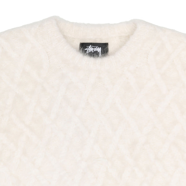 Stüssy - Fuzzy Lattice Crew - (Ivory)