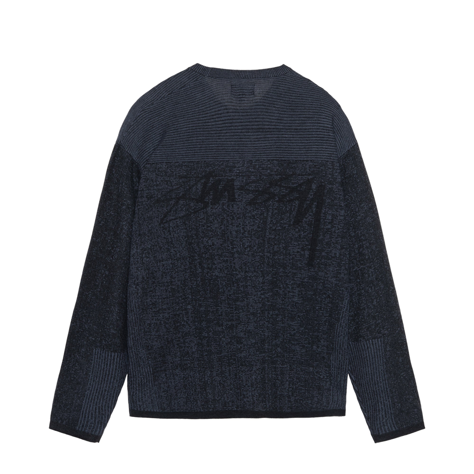 Stüssy Men's Engineered Panel Sweater (Navy)