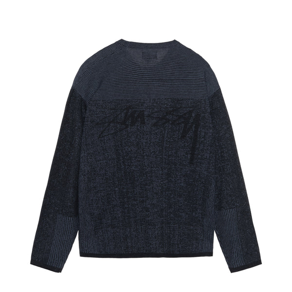 Stüssy - Men's Engineered Panel Sweater - (Navy)