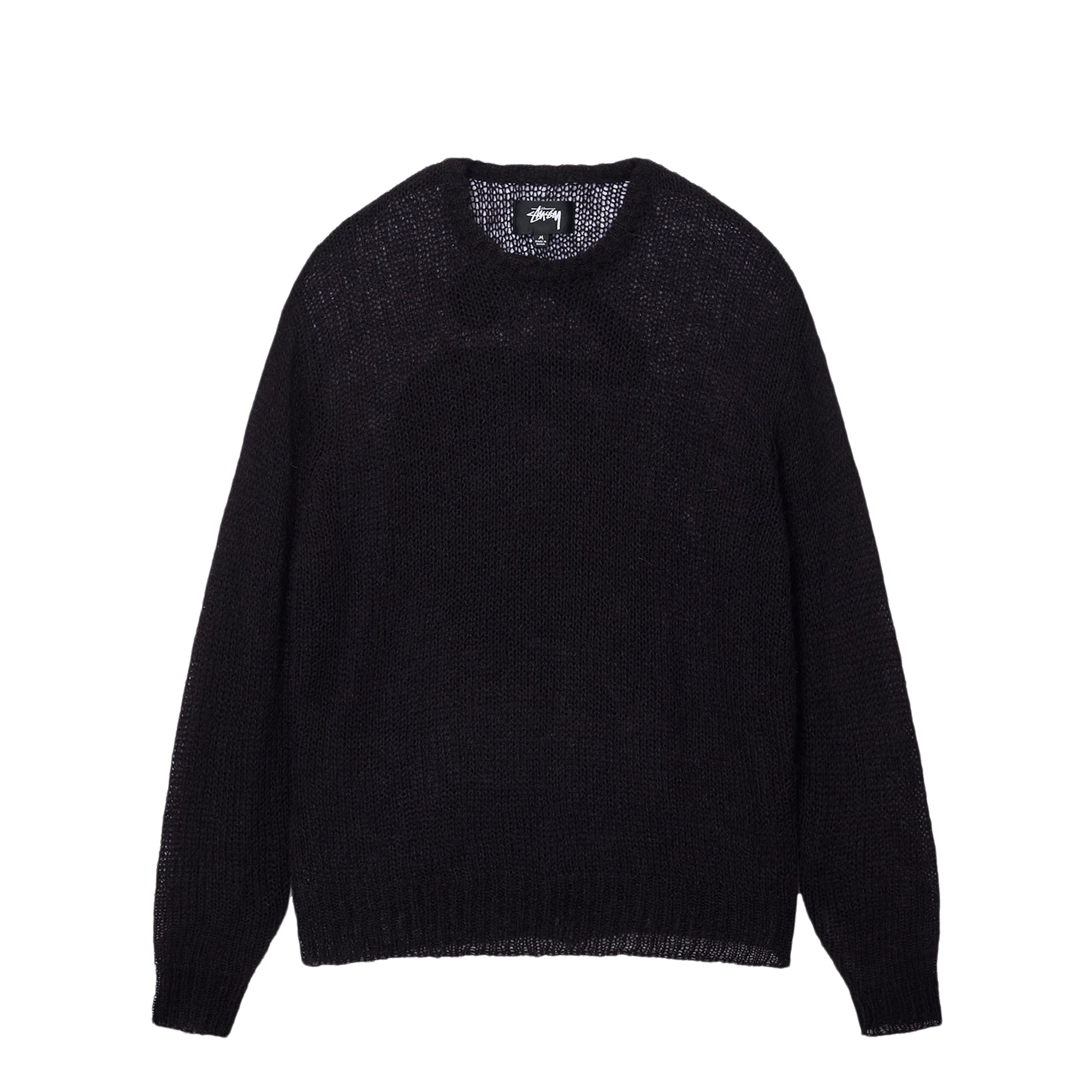 Stüssy - Men's S Loose Knit Sweater - (Black) view 1