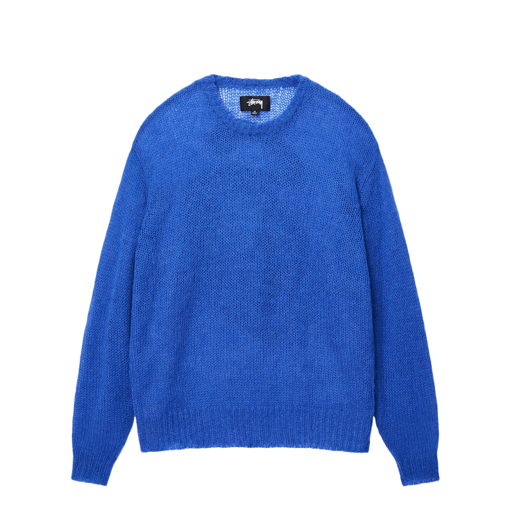 Stüssy - Men's S Loose Knit Sweater - (Blue) view 1
