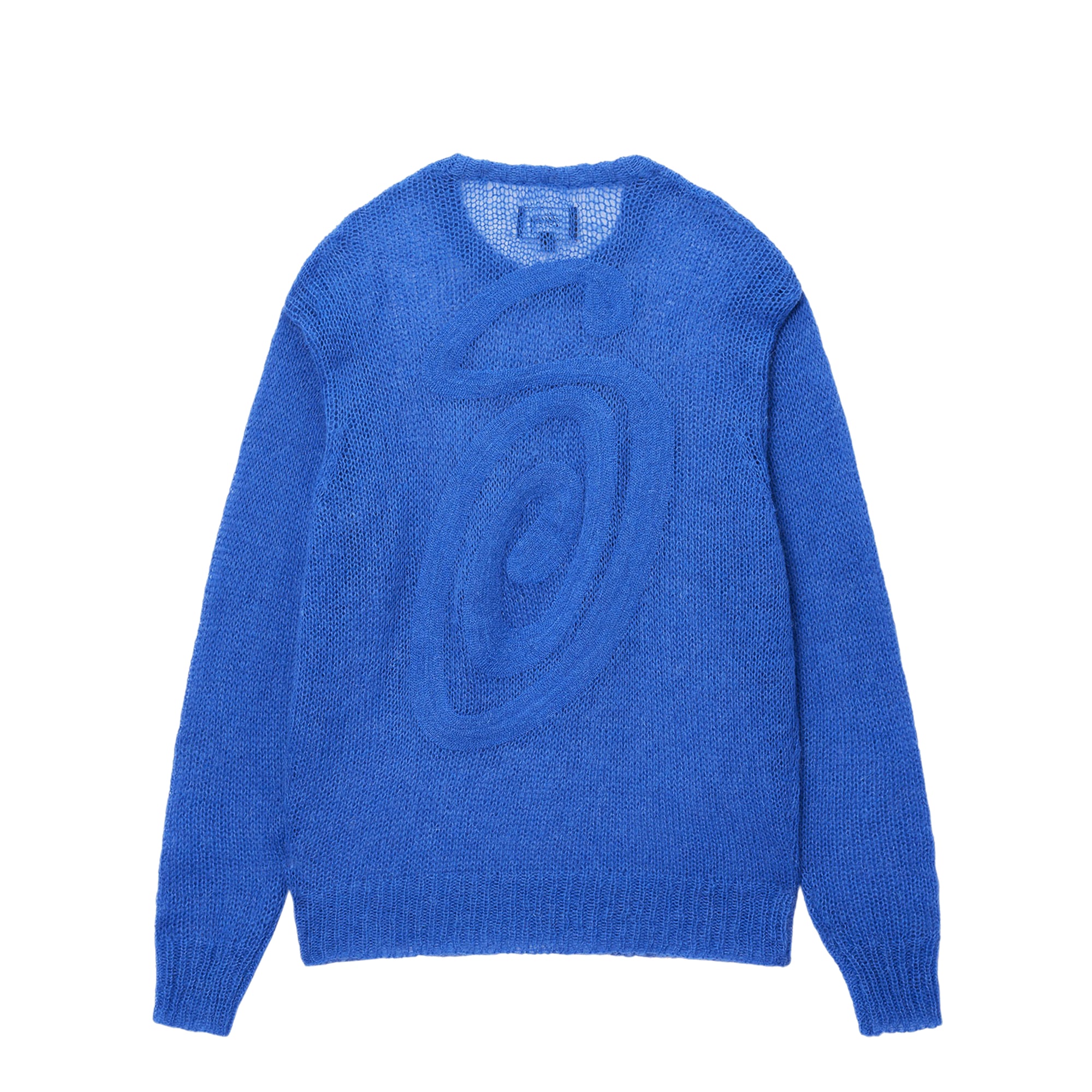 Stüssy - Men's S Loose Knit Sweater - (Blue) view 2