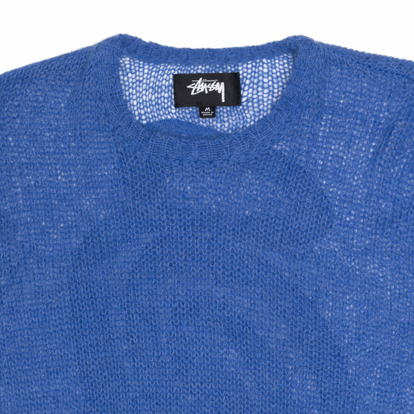 Stüssy - Men's S Loose Knit Sweater - (Blue)