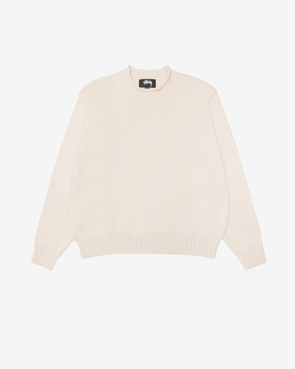 Stüssy - Men's Tonal Mock Neck Sweater - (Natural)