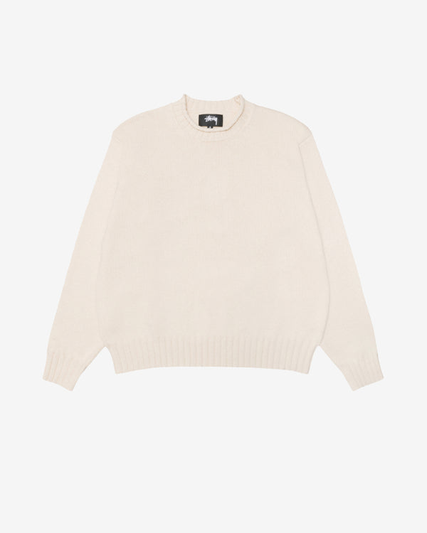 Stüssy - Men's Tonal Mock Neck Sweater - (Natural)