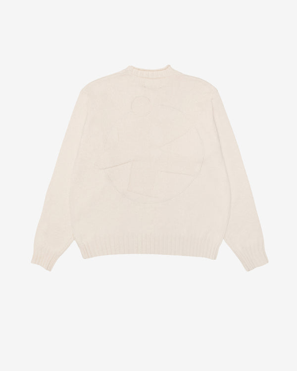 Stüssy - Men's Tonal Mock Neck Sweater - (Natural)