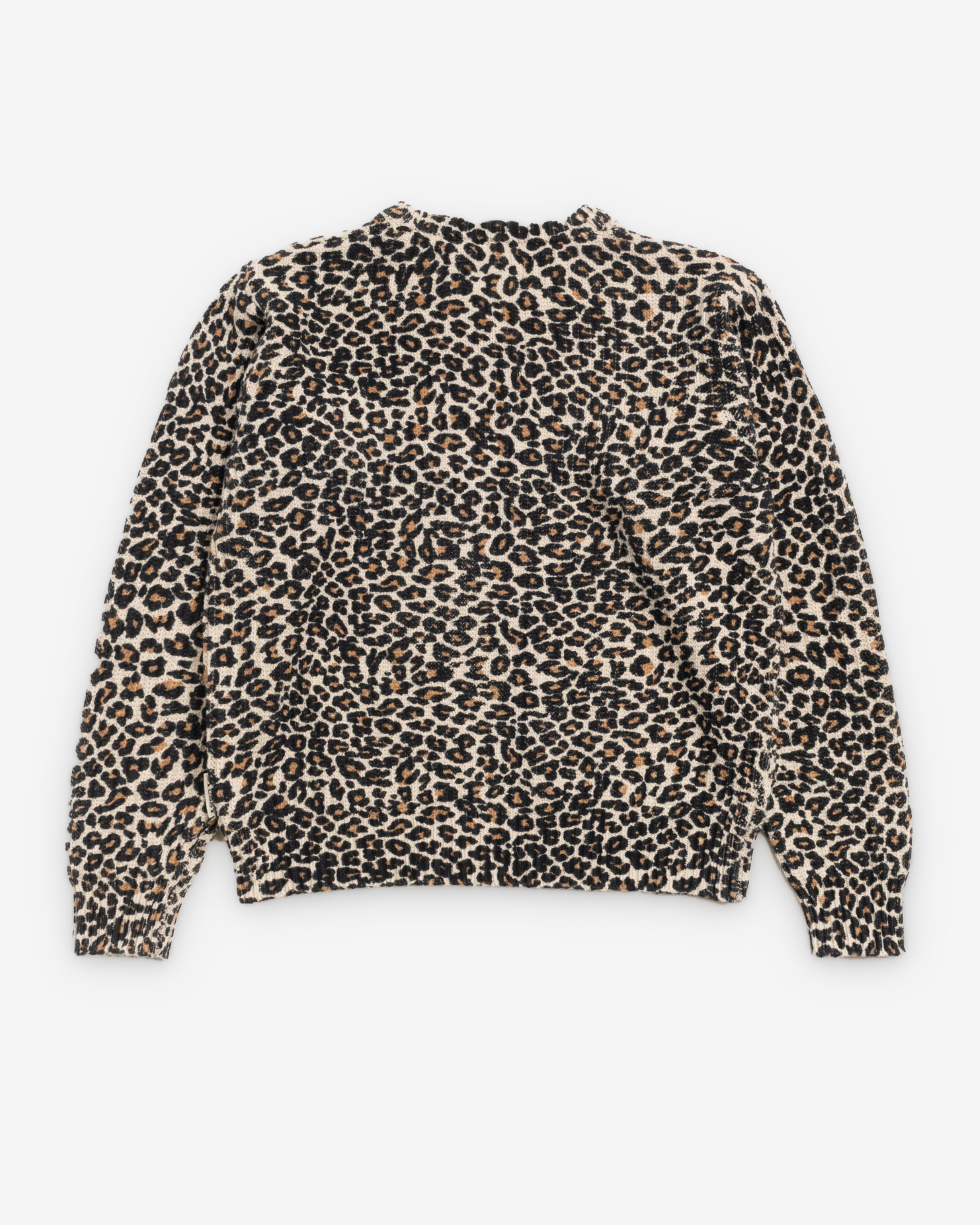 Stüssy: Men's Leopard Sweater (Leopard) | DSMNY E-SHOP