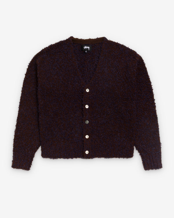 Stüssy - Men's Textured Cardigan - (Natural Brown)