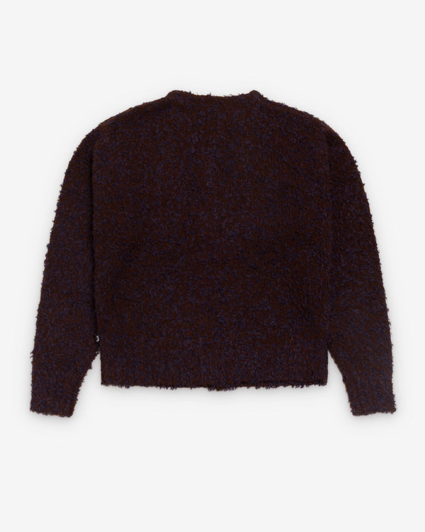 Stüssy - Men's Textured Cardigan - (Natural Brown)
