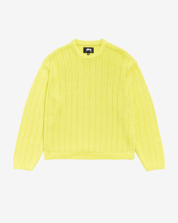 Stüssy - Men's Buana Logo Sweater - (Lime)