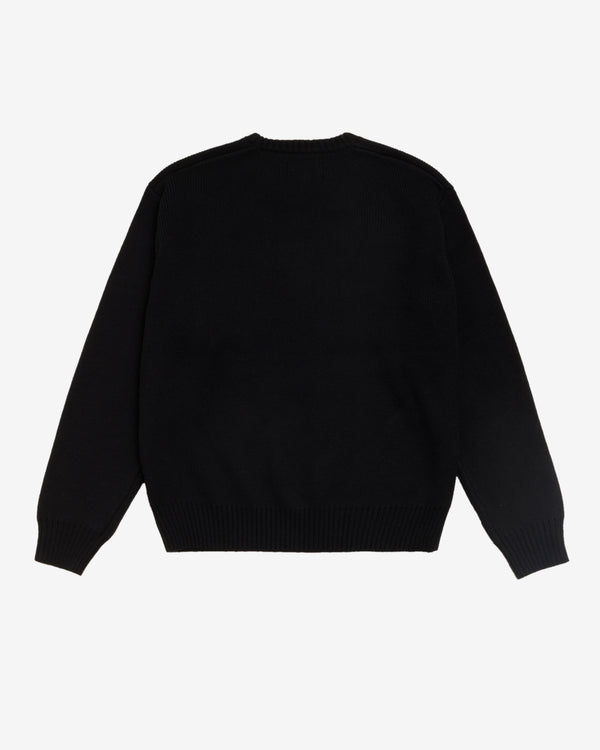 Stüssy - Men's Striped Hibiscus Sweater - (Black)