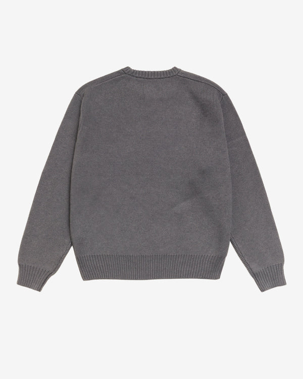 Stüssy - Men's Striped Hibiscus Sweater - (Grey)