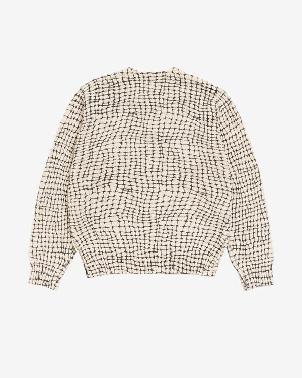 Stüssy - Men's Mesh Print Sweater - (Natural/Black)