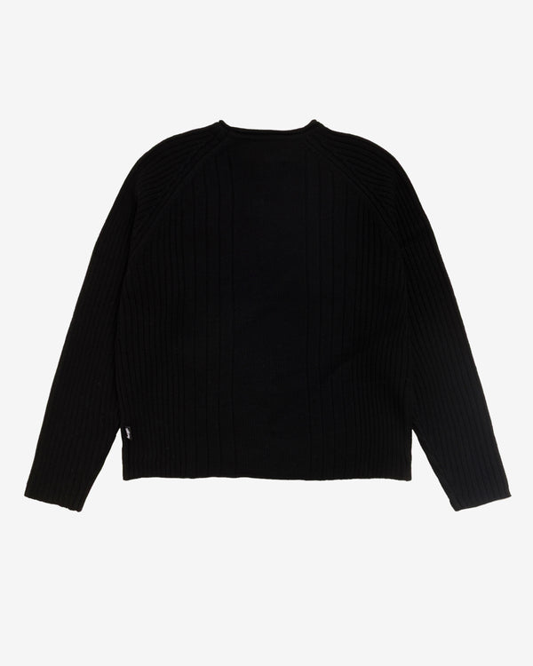 Stüssy - Men's Merino Roll Neck Sweater - (Black)