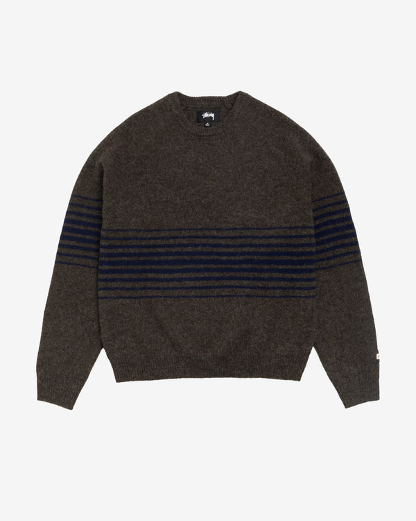 Stüssy - Shadow Stripe Sweater - (Dark Brown)