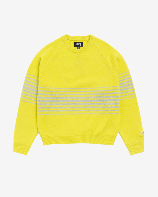 Stüssy - Shadow Stripe Sweater - (Lemon)