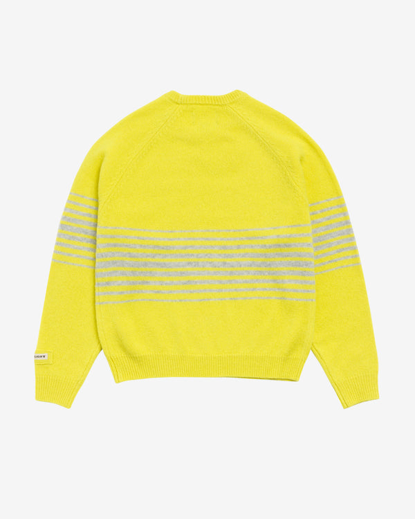 Stüssy - Shadow Stripe Sweater - (Lemon)