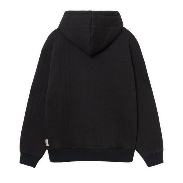 Stüssy - Men's Vertical Quilted Zip Hood - (Black)