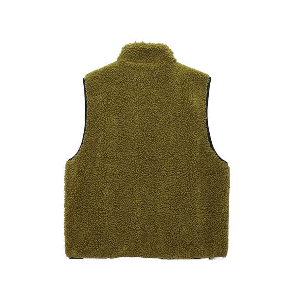 Stüssy - Sherpa Reversible Vest - (Olive)