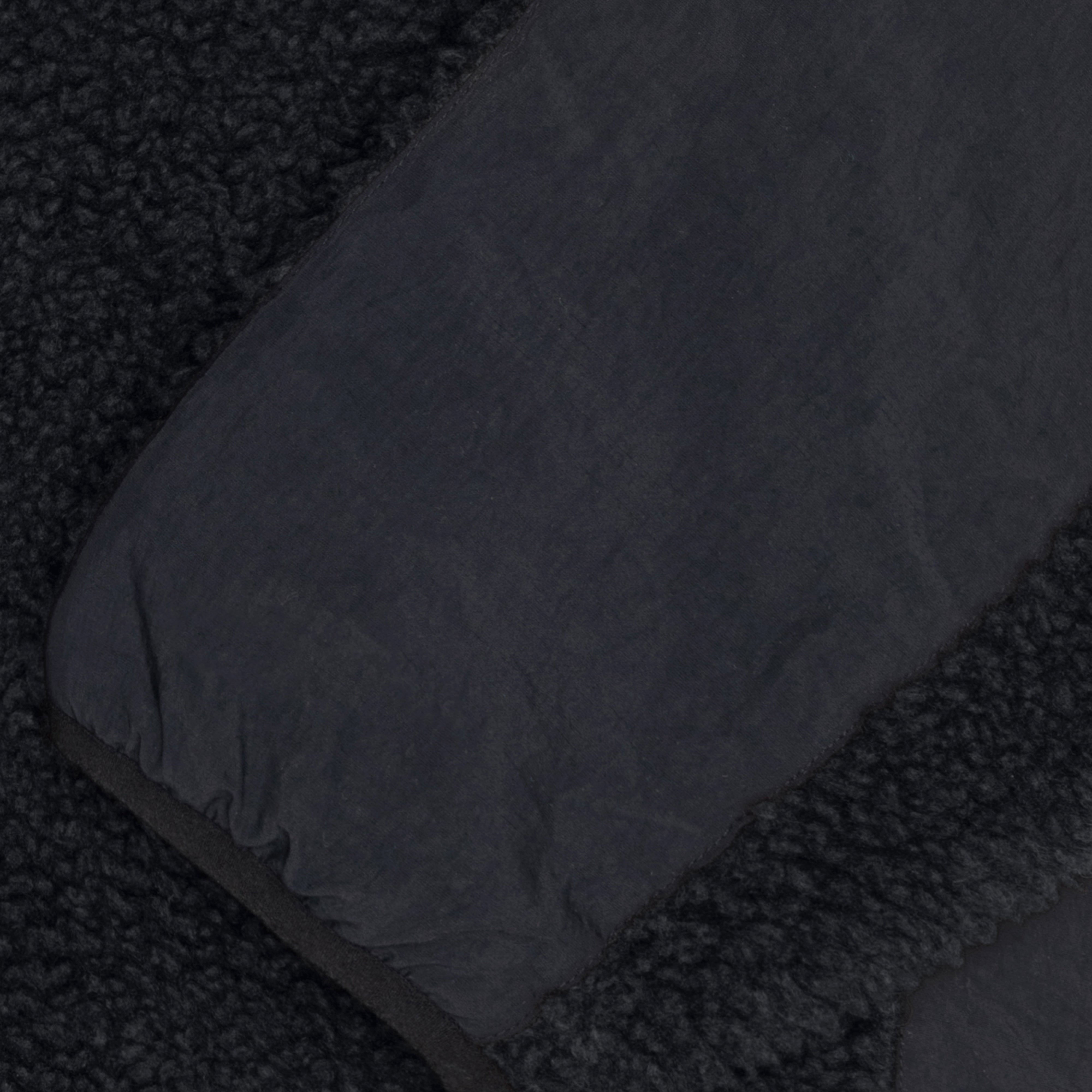 Stüssy - Men's Sherpa Paneled Hooded Jacket - (Black)