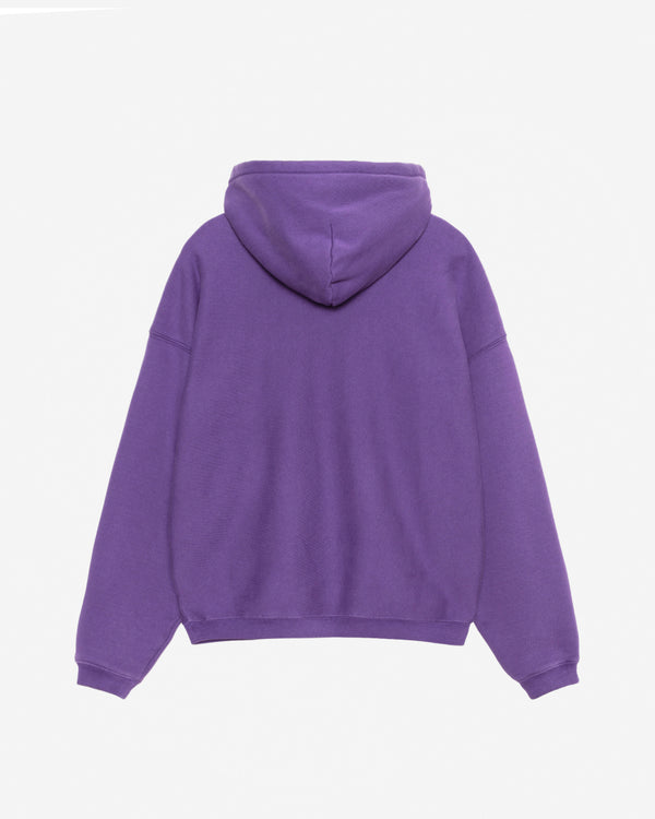 Stüssy - Men's Embroidered Relaxed Hood - (Purple)