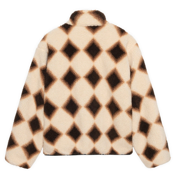 Stüssy - Sherpa Reversible Diamond Jacket - (Tan)