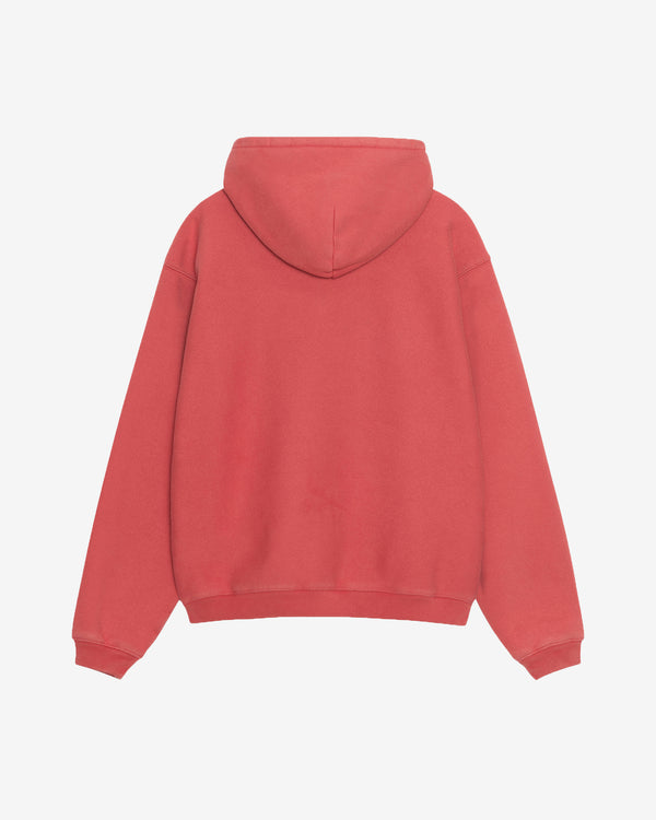 Stüssy - Men's Stüssy Intl Relaxed Hoodie - (Washed Red)