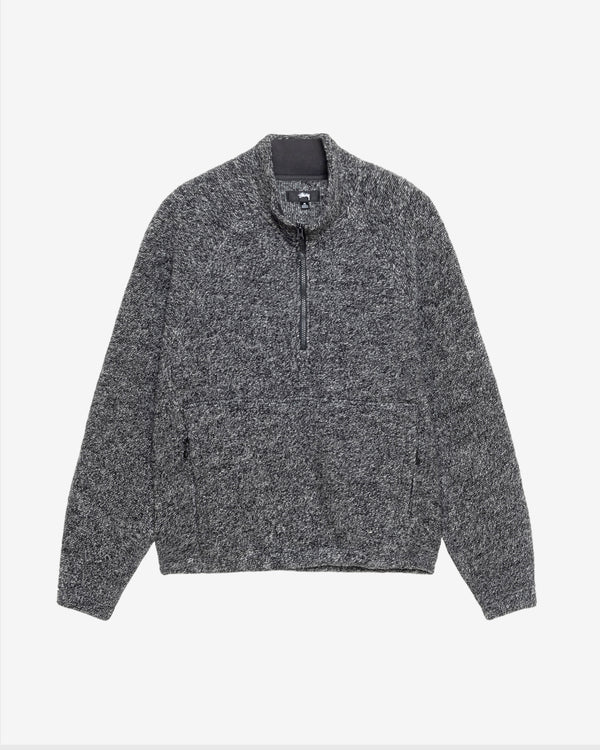 Stüssy - Men's Wool Blend Sherpa Mock - (Black)