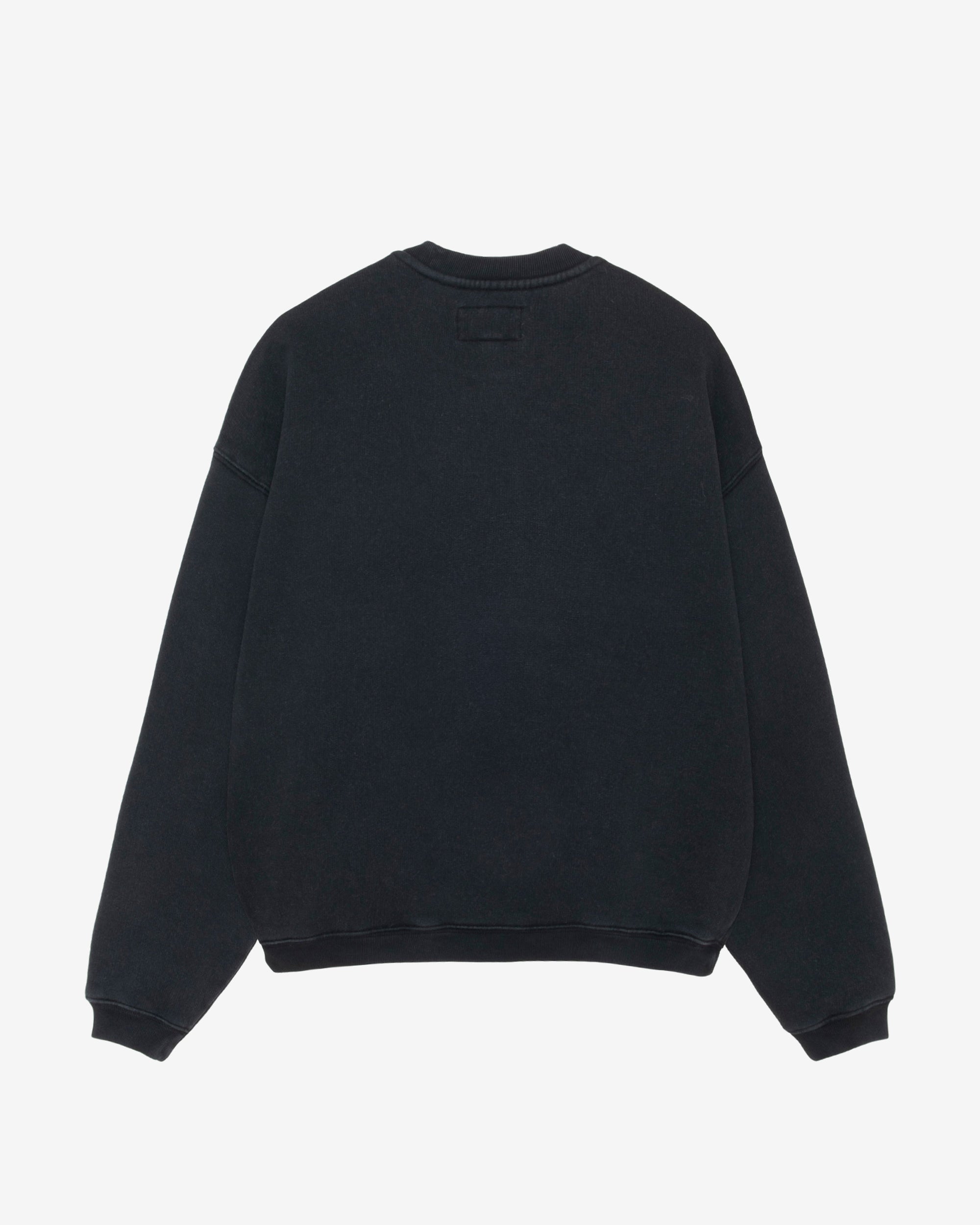 Stüssy Men's Athletics Crew (Washed Black)