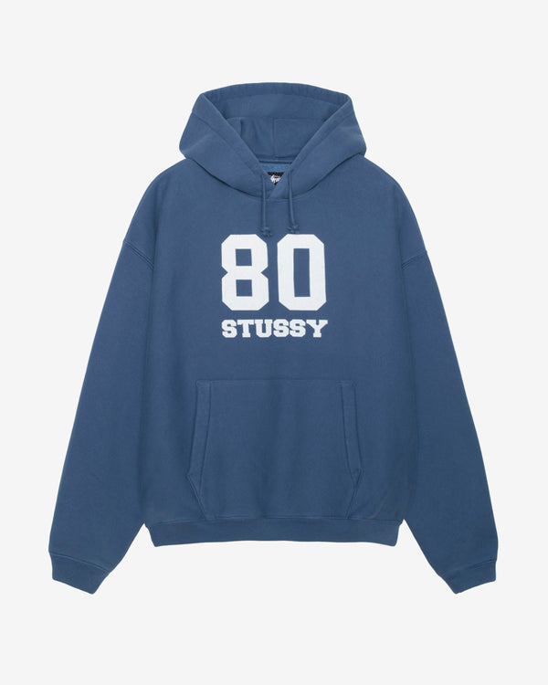 Stüssy - Men's 80 Relaxed Hoodie - (Blue)