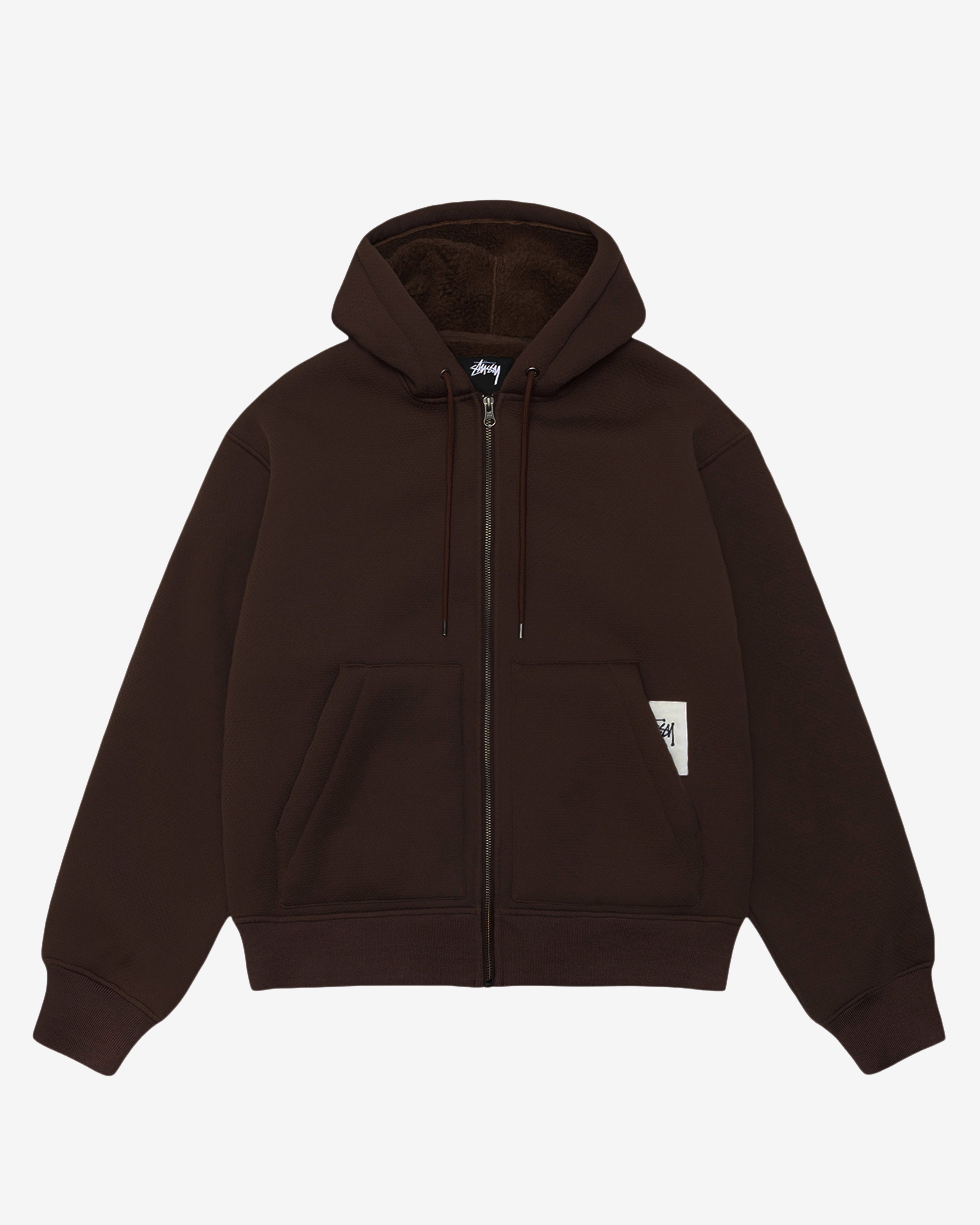 Stussy WORKGEAR ジップフーディー L フェード ブラウン World Tour Zip Hoodie – Sun Faded Brown | Sweats | Stüssy