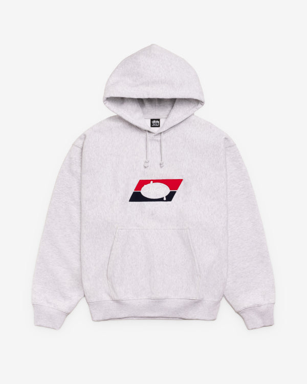 Stüssy - Men's Double Stripe Hoodie - (Ash Heather)