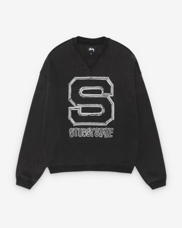 Stüssy - Men’s Stüssy State Crewneck - (Black)