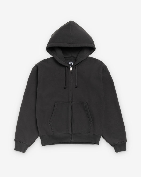 Stüssy - Men's Basic Diamond Zip Hood - (Black)